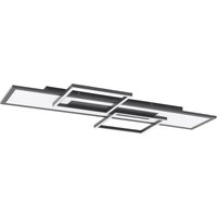 Narumi LED-Deckenlampe cct, 110cm, schwarz - Schwarz - Lucande von LUCANDE