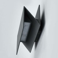 Neuwertig] Lucande Led Außenwandleuchte Meja Wandleuchte Wandlampe Lampe Led Graphitgrau B-Ware von LUCANDE