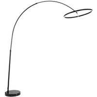 Neuwertig] Lucande Virvera Led Bogenstehlampe Standleuchte Deko Stehleuchte Rund Schwarz544 B-Ware von LUCANDE