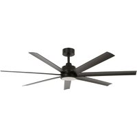 DC Deckenventilator Atlanta Schwarz mit LED von LUCCI AIR