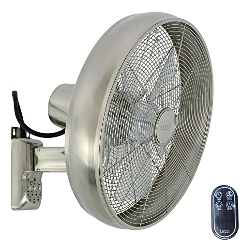 LUCCI AIR 213126EU Breeze Wandventilator mit Fernbedienung, Stahl LUCCI AIR 213126EU Breeze Wandventilator mit Fernbedienung, Stahl von LUCCI AIR