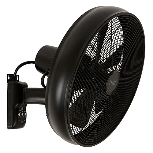 LUCCI AIR Breeze Wandventilator mit Fernbedienung, Stahl, Schwarz LUCCI AIR Breeze Wandventilator mit Fernbedienung, Stahl, Schwarz von LUCCI AIR