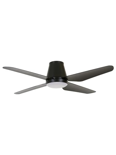 LUCCI AIR Deckenventilator Airfusion Aria CTC LED, Ventilator mit Beleuchtung, Deckenlüfter mit 4 flachen Flügeln, Ø 122 cm, schwarz LUCCI AIR Deckenventilator Airfusion Aria CTC LED, Ventilator mit Beleuchtung, Deckenlüfter mit 4 flachen Flügeln, Ø 122 cm, schwarz von LUCCI AIR