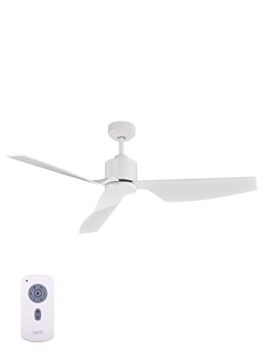 LUCCI AIR Energiespar Deckenventilator mit Fernbedienung Airfusion Climate II Weiß 127 cm von LUCCI AIR