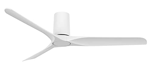 LUCCI AIR Energiespar Deckenventilator mit Fernbedienung Londo Weiß 132 cm von LUCCI AIR