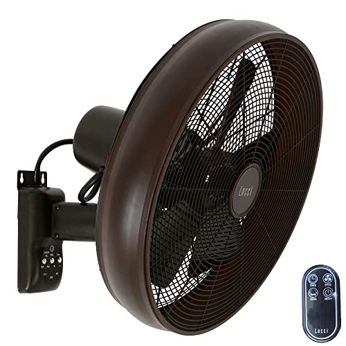 LUCCI AIR Wandventilator Breeze, Oszillierender Kopf, 3 Geschwindigkeiten plus Timer, Farbe: ORB LUCCI AIR Wandventilator Breeze, Oszillierender Kopf, 3 Geschwindigkeiten plus Timer, Farbe: ORB von LUCCI AIR