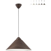 Luce Ambiente E Design - Moderner Hängeleuchter aus Metall mit kegelförmigem Diffusor BigBang - Braun von LUCE AMBIENTE E DESIGN