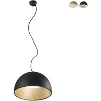 Luce Ambiente E Design - Runder Hängeleuchter aus Metall mit dimmbarer LED-Beleuchtung Coco - Schwarz von LUCE AMBIENTE E DESIGN