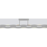 LUCE Design LED-Deckenleuchte »Wave«, nickelfarbig, inkl. Leuchtmittel, Breite: 100 cm - silberfarben von LUCE Design