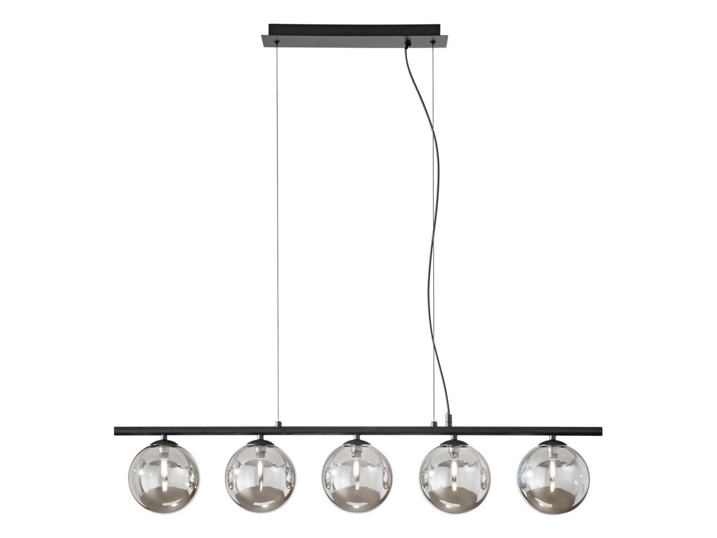 LUCE Design LED Pendelleuchte, Dimmfunktion, LED wechselbar, über Schalter in 3 Stufen dimmbar, Warmweiß, mehrflammig ausgefallen-e Kugel-Lampe lang für Esstisch hängend, 100cm LUCE Design LED Pendelleuchte, Dimmfunktion, LED wechselbar, über Schalter in 3 Stufen dimmbar, Warmweiß, mehrflammig ausgefallen-e Kugel-Lampe lang für Esstisch hängend, 100cm von LUCE Design