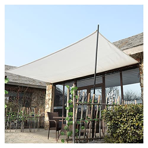 LUCEAE Netzschirm mit Dichtungsringen 2 x 4 m / 2,5 x 5 m / 3 x 6 m / 3,5 x 7 m Mesh Sonnenblock Hdpe Baldachin Außen UV Block 90% UV-Block für Garten weiß 3 x 5 m von LUCEAE
