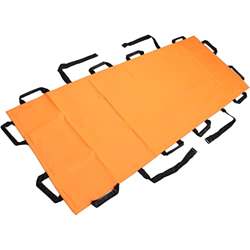 LUCEAE Tragbare Notfallbahre,12 Handle Home Folding Stretcher Straps Simple Soft Transport Unit, für Bergrettung Erste Hilfe, Haushalt von LUCEAE