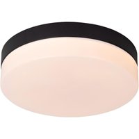 Biskit - Deckenleuchte Badezimmer - ø 23 cm - led - 1x12W 2700K - IP44 - Bewegungssensor - Schwarz - Lucide Biskit - Deckenleuchte Badezimmer - ø 23 cm - led - 1x12W 2700K - IP44 - Bewegungssensor - Schwarz - Lucide von LUCIDE