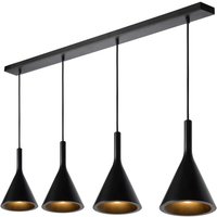 [GEBRAUCHT] Lucide Pendellampe Gipsy. Hängeleuchte Deckenlampe Schwarz Gips 120 Cm 4 Flammig B-Ware von LUCIDE