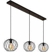 Lucide - gebraucht] Hängeleuchte Danza Pendelleuchte Deckenlampe Lampe Dreiflammig Schwarz81 B-Ware von LUCIDE