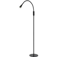 Lucide - gebraucht] Led Stehlampe Zozy Leselampe Schwarz 3 Step Dim Höhe 145 Cm Flexarm B-Ware von LUCIDE