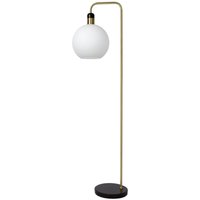 Lucide - gebraucht] Stehleuchte Julius Mit Marmorfuß Opal Gold Standlampe Lampe Leuchte Spot B-Ware von LUCIDE
