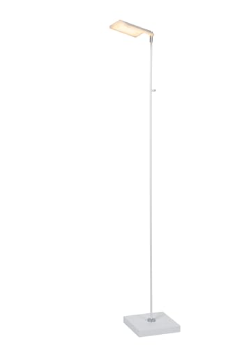 LUCIDE AARON - Stehlampe Mit Leselampe - LED Dim. - CCT - 1x12W 2700K/4000K - Weiß LUCIDE AARON - Stehlampe Mit Leselampe - LED Dim. - CCT - 1x12W 2700K/4000K - Weiß von LUCIDE