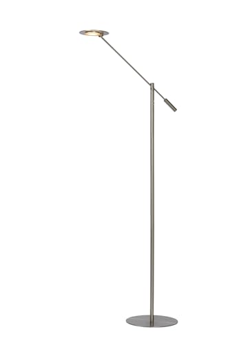 LUCIDE ANSELMO - Stehlampe Mit Leselampe - Ø 25 cm - LED Dim. - 1x9W 3000K - Chrom Matt LUCIDE ANSELMO - Stehlampe Mit Leselampe - Ø 25 cm - LED Dim. - 1x9W 3000K - Chrom Matt von LUCIDE