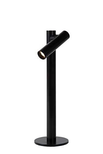 LUCIDE ANTRIM - Lámpara de mesa Recargable - Batería/acumulador - LED Regul. - 1x2,2W 2700K - IP54 - Con base de carga por contacto - Negro von LUCIDE