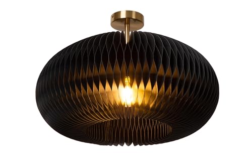 LUCIDE ARMONI - Deckenleuchte - Ø 52 cm - 1xE27 - Schwarz von LUCIDE