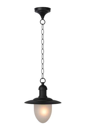 LUCIDE ARUBA - Pendelleuchten Innen/Außen - Ø 25 cm - 1xE27 - IP44 - Schwarz von LUCIDE