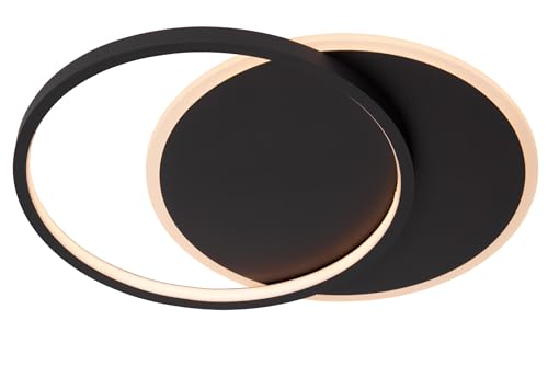 LUCIDE AXELLE - Deckenleuchte - Ø 29,5 cm - LED 3 StepDim - 1x24W 2700K - Schwarz von LUCIDE