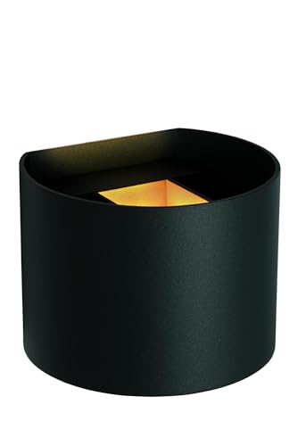 LUCIDE AXI - Wandstrahler/Wandleuchte Badezimmer - LED - 2x7W 2700K - IP54 - Einstellbarer Abstrahlwinkel - Schwarz von LUCIDE