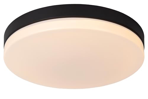 LUCIDE BISKIT - Deckenleuchte Badezimmer - Ø 40 cm - LED - 1x36W 2700K - IP44 - Bewegungssensor - Schwarz LUCIDE BISKIT - Deckenleuchte Badezimmer - Ø 40 cm - LED - 1x36W 2700K - IP44 - Bewegungssensor - Schwarz von LUCIDE