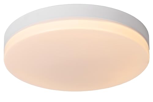 LUCIDE BISKIT - Deckenleuchte Badezimmer - Ø 40 cm - LED - 1x36W 2700K - IP44 - Bewegungssensor - Weiß LUCIDE BISKIT - Deckenleuchte Badezimmer - Ø 40 cm - LED - 1x36W 2700K - IP44 - Bewegungssensor - Weiß von LUCIDE