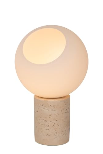 LUCIDE DAVIN - Tischlampe - 1xE27 - Opal von LUCIDE