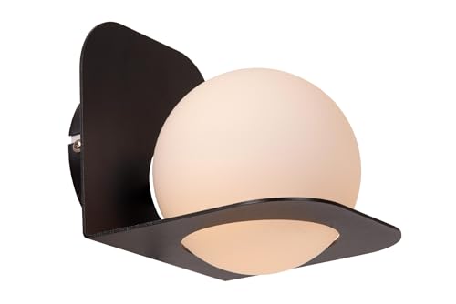 LUCIDE DAVY - Wandleuchte Badezimmer - 1xG9 - IP44 - Schwarz von LUCIDE