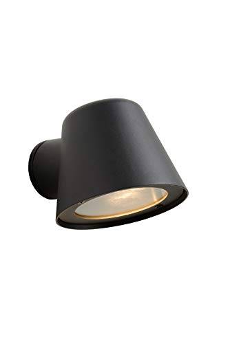 LUCIDE DINGO-LED - Wandleuchte Innen/Außen - LED Dim. - GU10-1x5W 3000K - IP44 - Anthrazit LUCIDE DINGO-LED - Wandleuchte Innen/Außen - LED Dim. - GU10-1x5W 3000K - IP44 - Anthrazit von LUCIDE
