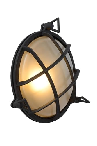 Lucide DUDLEY - Wandleuchte Außen - Ø 25 cm - 1xE27 - IP65 - Schwarz von LUCIDE