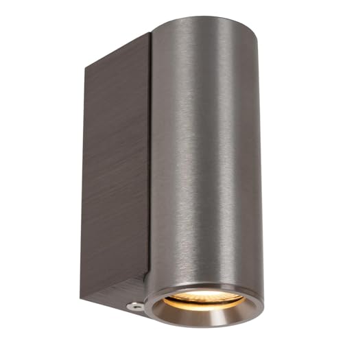 LUCIDE DUPLA - Wandstrahler/Wandleuchte - 1xGU10 (MR11) - Grauguss von LUCIDE