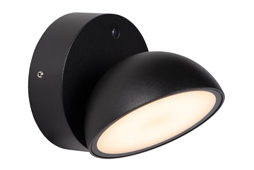 LUCIDE FINN - Wandleuchte Innen/Außen - LED - 1x12W 3000K - IP54 - Tag/Nacht-Sensor - Schwarz LUCIDE FINN - Wandleuchte Innen/Außen - LED - 1x12W 3000K - IP54 - Tag/Nacht-Sensor - Schwarz von LUCIDE