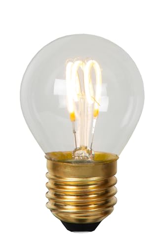 LUCIDE G45 - Glühfadenlampe - Ø 4,5 cm - LED Dim. - E27-1x3W 2700K - Transparent von LUCIDE