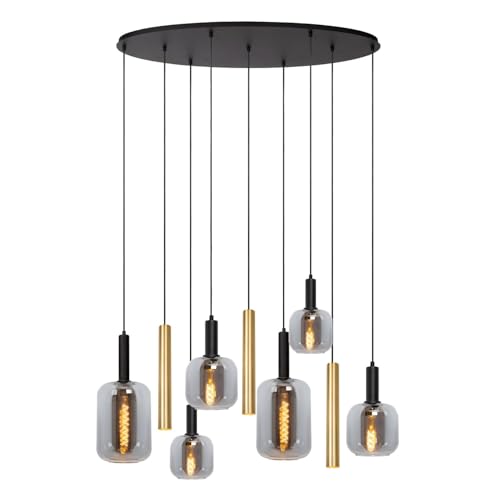 LUCIDE JOANET Tube - Pendelleuchten - 6xE27 - Messing LUCIDE JOANET Tube - Pendelleuchten - 6xE27 - Messing von LUCIDE