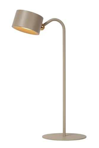 LUCIDE JOLAN - wiederaufladbare Schreibtischlampe/Klemmleuchte/Wandleuchte - Akku/Batterie - LED Dim to warm - 1x3,5W 2700K/5700K - Taupe LUCIDE JOLAN - wiederaufladbare Schreibtischlampe/Klemmleuchte/Wandleuchte - Akku/Batterie - LED Dim to warm - 1x3,5W 2700K/5700K - Taupe von LUCIDE