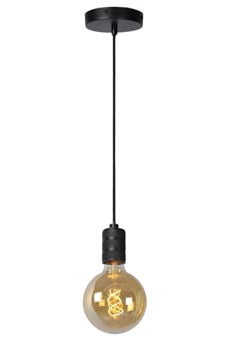 LUCIDE JOVA - Pendelleuchten - Ø 10 cm - 1xE27 - Schwarz von LUCIDE