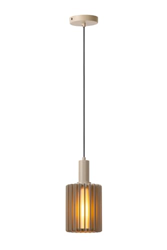 LUCIDE LAMBRES - Pendelleuchten - Ø 15 cm - 1xE27 - Taupe von LUCIDE