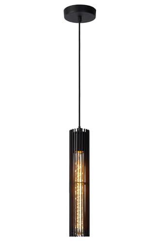 LUCIDE LIONEL - Pendelleuchten - Ø 6,5 cm - 1xE27 - Schwarz von LUCIDE
