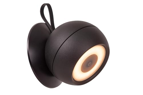 LUCIDE LUNEX - wiederaufladbare Wandleuchte Innen/Außen - Akku/Batterie - LED Dim. - 1x2W 3000K - IP54 - Magnetisch - Schwarz LUCIDE LUNEX - wiederaufladbare Wandleuchte Innen/Außen - Akku/Batterie - LED Dim. - 1x2W 3000K - IP54 - Magnetisch - Schwarz von LUCIDE