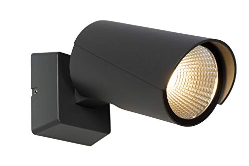 LUCIDE MANAL - Wandstrahler/Wandleuchte Innen/Außen - LED - 1x13W 3000K - IP65 - Anthrazit von LUCIDE