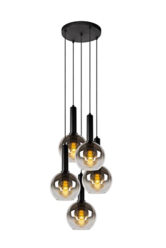 LUCIDE MARIUS - Pendelleuchten - Ø 55 cm - 5xE27 - Schwarz LUCIDE MARIUS - Pendelleuchten - Ø 55 cm - 5xE27 - Schwarz von LUCIDE
