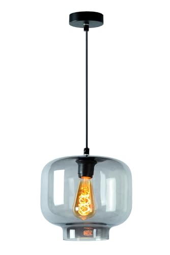 LUCIDE MEDINE - Pendelleuchten - Ø 25 cm - 1xE27 - Rauchfarbe Grau LUCIDE MEDINE - Pendelleuchten - Ø 25 cm - 1xE27 - Rauchfarbe Grau von LUCIDE