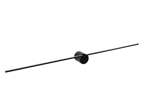 LUCIDE MIZAR - Wandleuchte Badezimmer - LED - 1x11W 2700K - IP44 - Schwarz von LUCIDE