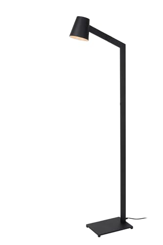Lucide MIZUKO - Stehlampe Mit Leselampe - Ø 13 cm - 1xE14 - Schwarz von LUCIDE