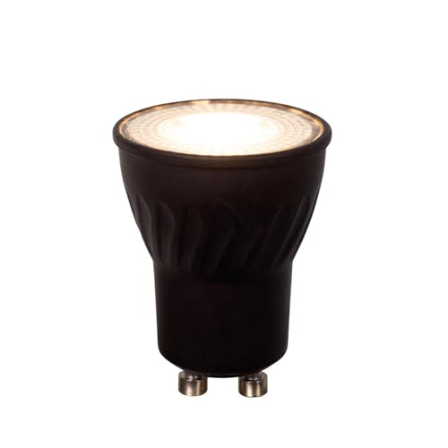 LUCIDE MR11 - Led Lampe - Ø 3,5 cm - LED Dim to warm - GU10-1x4W 2200K/3000K - Schwarz von LUCIDE