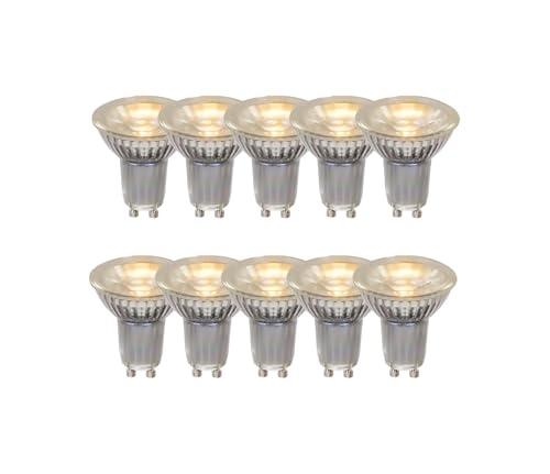 LUCIDE MR16 * 10 - Led Lampe - Ø 5 cm - LED - GU10-10x5W 2700K - Transparent - Set von 10 von LUCIDE